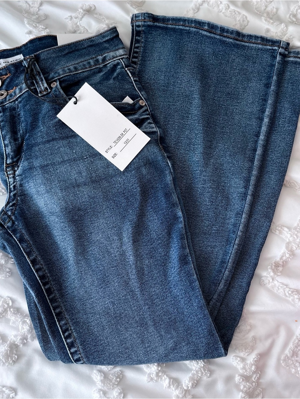 Low Rise Bootcut Dark Blue Women’s Jeans